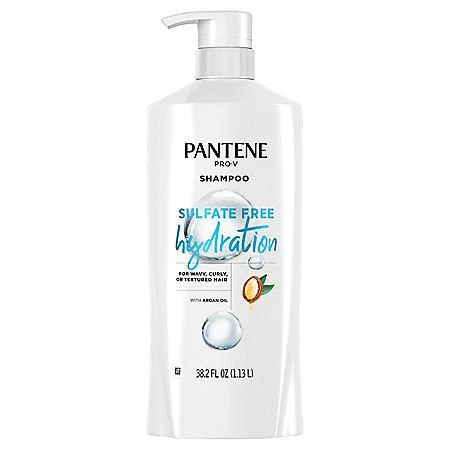 商品Pantene|Pantene Pro-V Sulfate Free Hydration Shampoo with Argan Oil, 38.2 fl. oz.,价格¥97,第1张图片