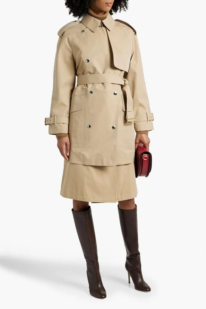 商品Burberry|Cotton-gabardine trench coat,价格¥7370,第2张图片详细描述