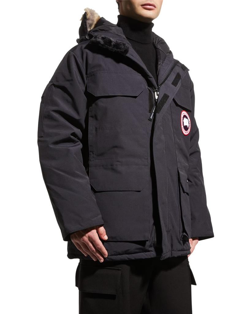 Men's Expedition Fusion Fit Hooded Parka Coat商品第2张图片规格展示