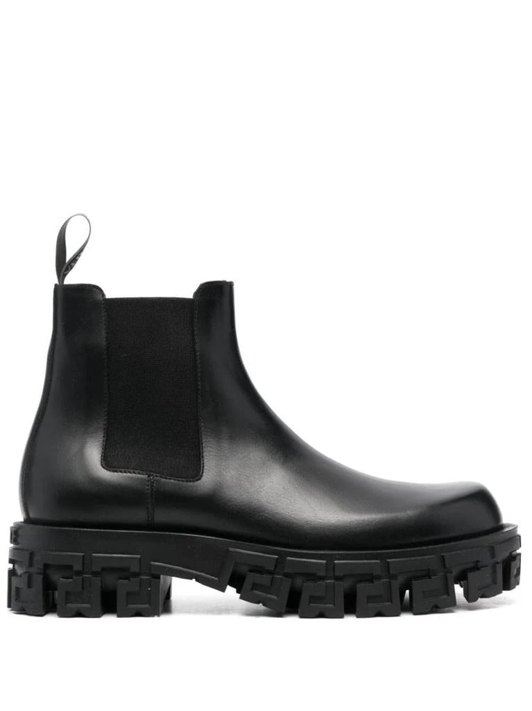 商品Versace|VERSACE Greca-sole ankle boots,价格¥3818,第1张图片