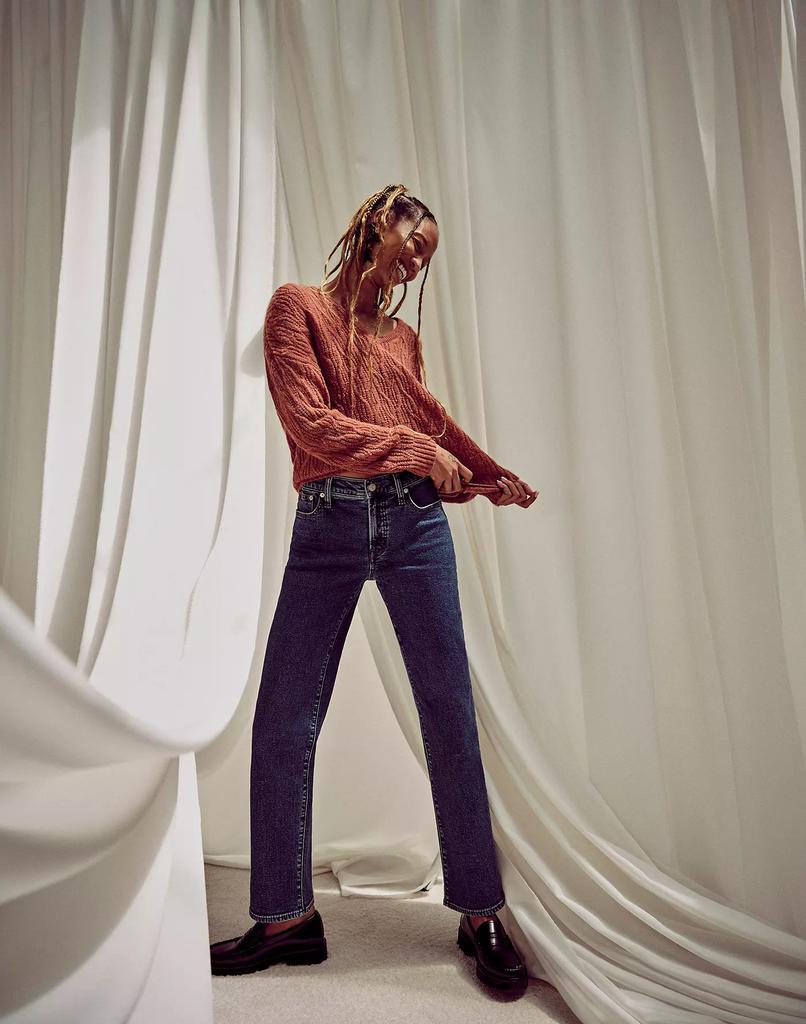 商品Madewell|The Tall Perfect Vintage Straight Jean in Bright Indigo Wash: Instacozy Edition,价格¥1033,第7张图片详细描述