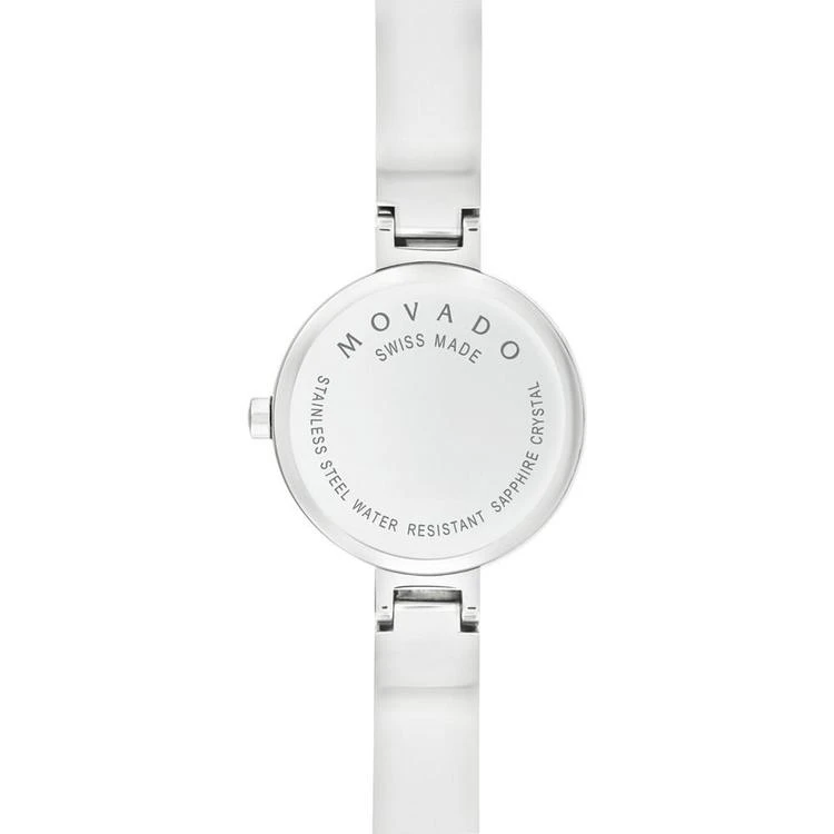 商品Movado|Women's Swiss Novella Stainless Steel Bangle Bracelet Watch 24mm 0607109,价格¥2995,第3张图片详细描述