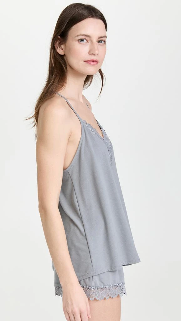 商品Flora Nikrooz|Flora Nikrooz Floretta II 蕾丝饰边针织吊带睡衣套装,价格¥372,第3张图片详细描述