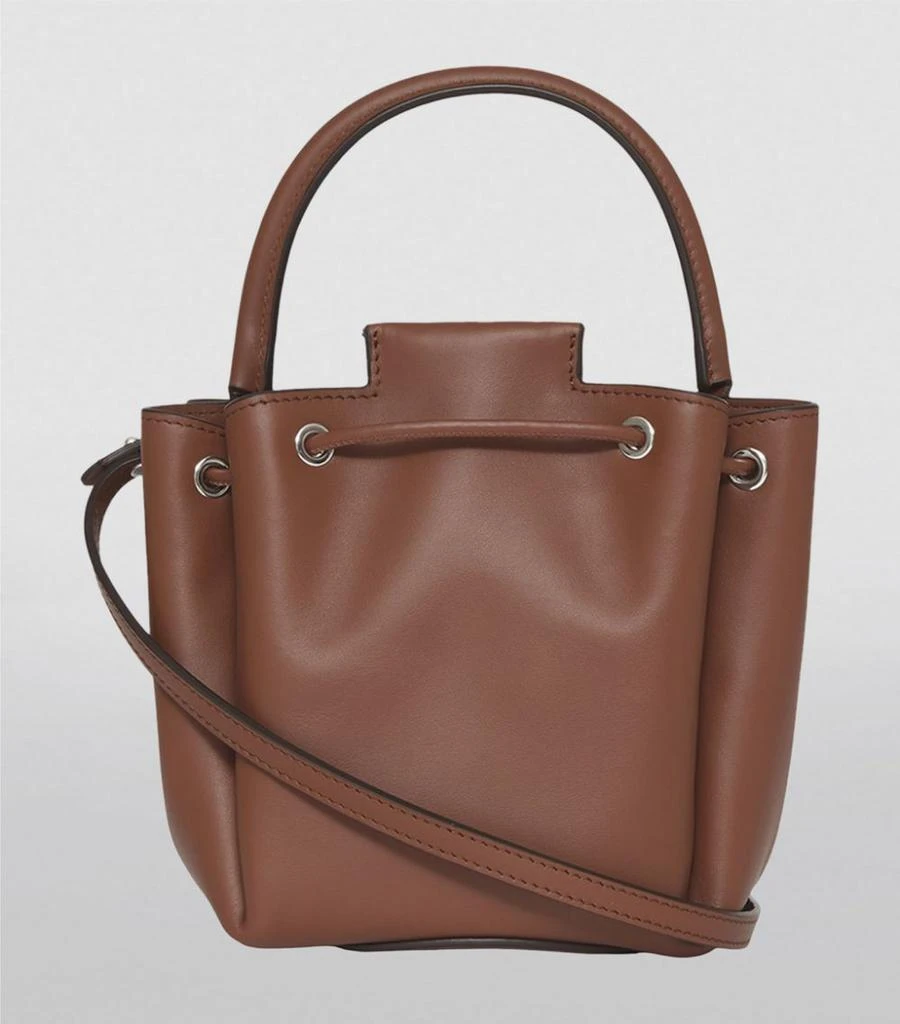 商品Burberry|Leather TB Monogram Bucket Bag,价格¥9655,第4张图片详细描述