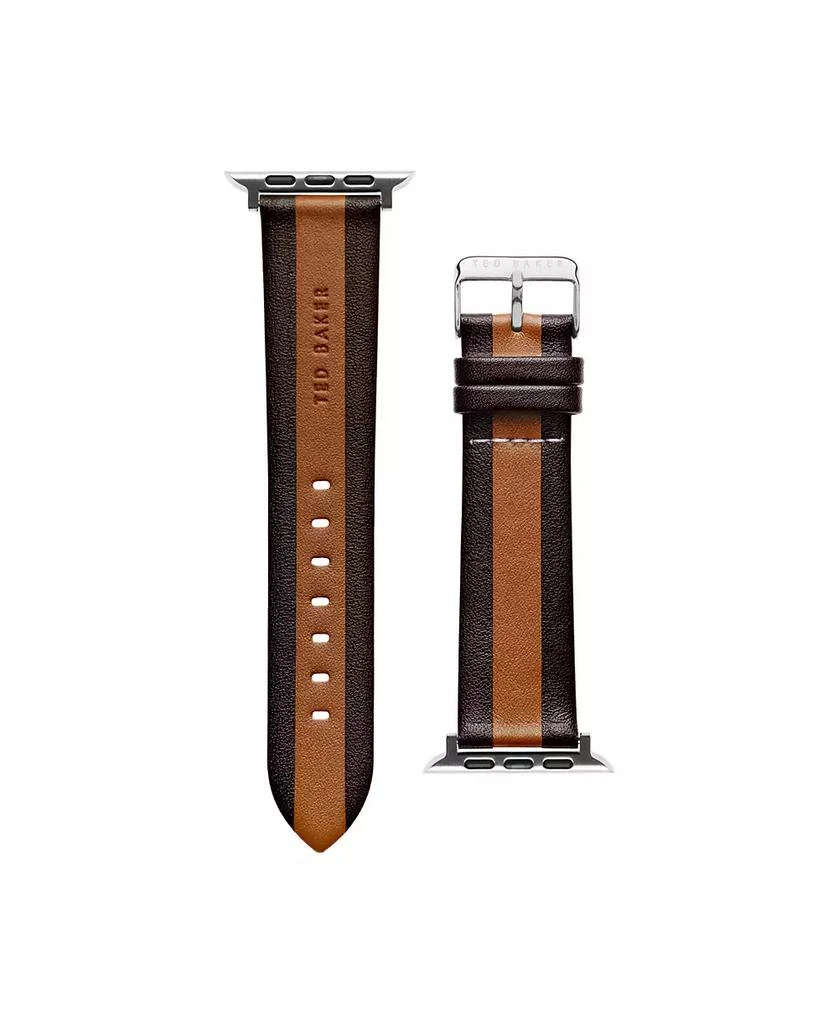 商品Ted Baker London|Men's Ted Logo Multicolor Leather Strap,价格¥542,第2张图片详细描述