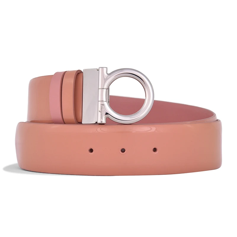 商品[国内直发] Salvatore Ferragamo|SALVATORE FERRAGAMO 粉红色中性腰带 23-A946-0584224,价格¥2669,第1张图片