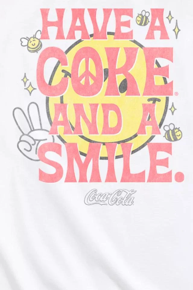 商品Urban Outfitters|Coca-Cola Retro Happy Face Tee,价格¥272,第2张图片详细描述