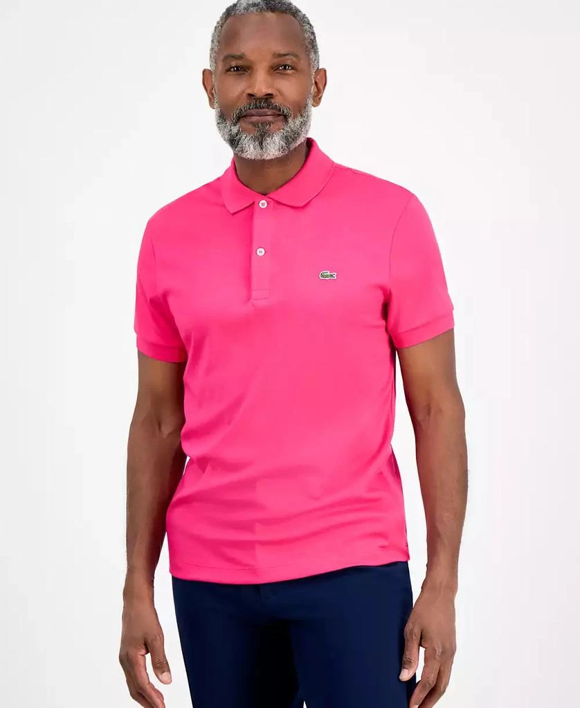 商品Lacoste|Men’s Regular Fit Soft Touch Short Sleeve Polo,价格¥439,第1张图片