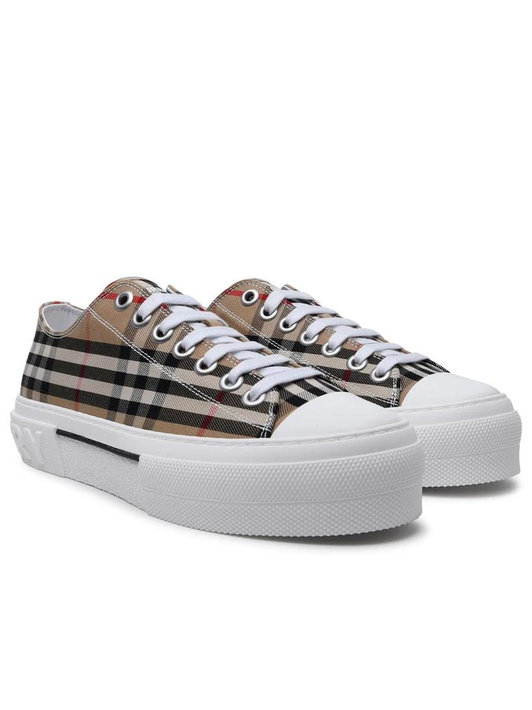 商品Burberry|Beige Cotton Jack Sneakers,价格¥4638,第2张图片详细描述