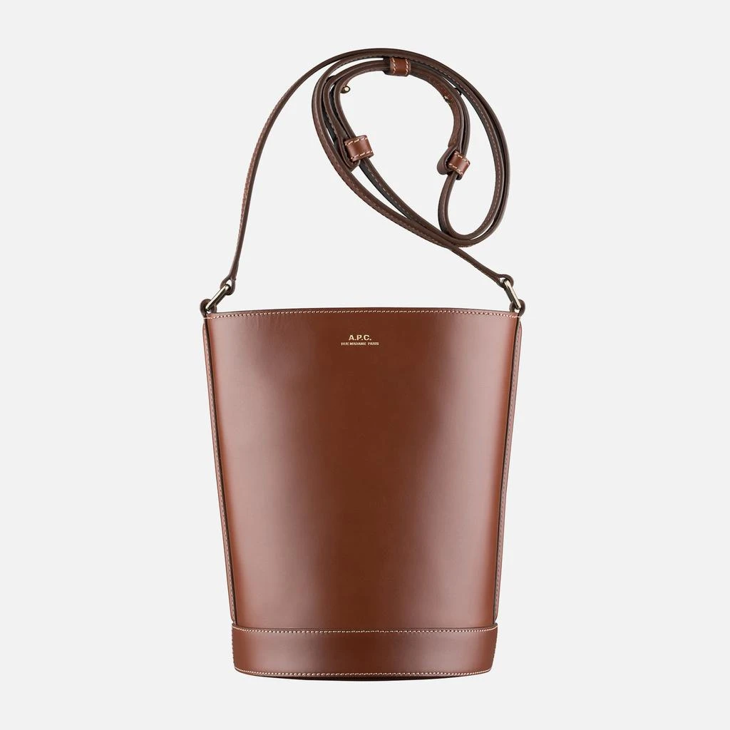 商品A.P.C.|A.P.C. Small Ambre Leather Bucket Bag,价格¥2793,第1张图片