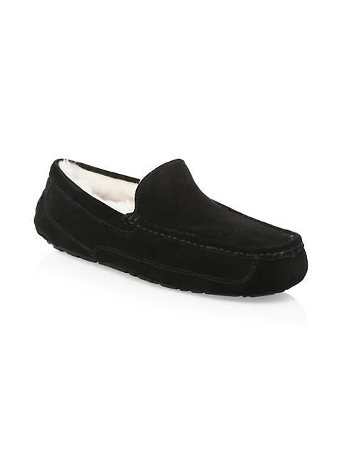 商品UGG|Men's Ascot Suede UGGpure-Lined Slippers,价格¥406-¥884,第1张图片