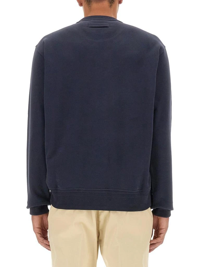 商品Zegna|Ermenegildo Zegna Logo Embossed Crewneck Sweatshirt,价格¥2878-¥3819,第2张图片详细描述