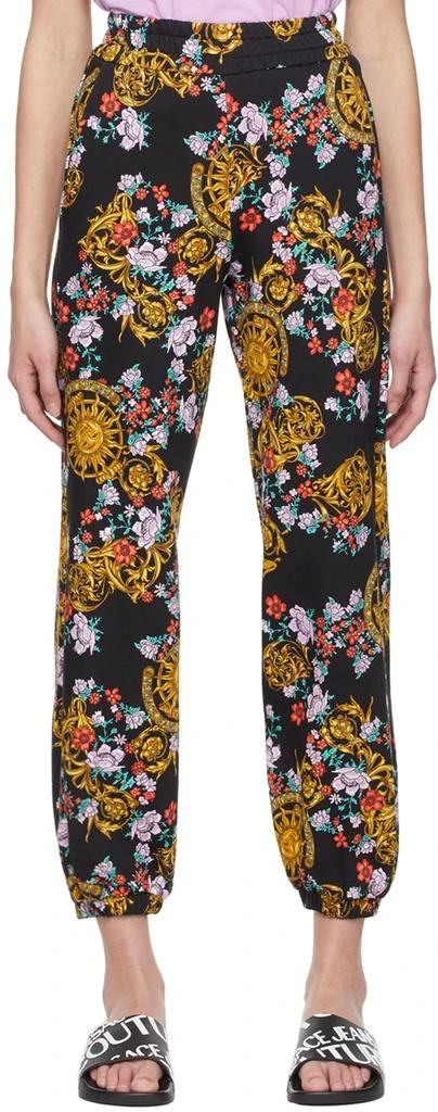 商品Versace|Black Cotton Lounge Pants,价格¥1175,第1张图片