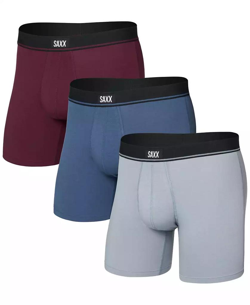 Cuecas Boxer Essential Cotton para Homem com Logotipo, Embalagem com 3 Unidades image 2