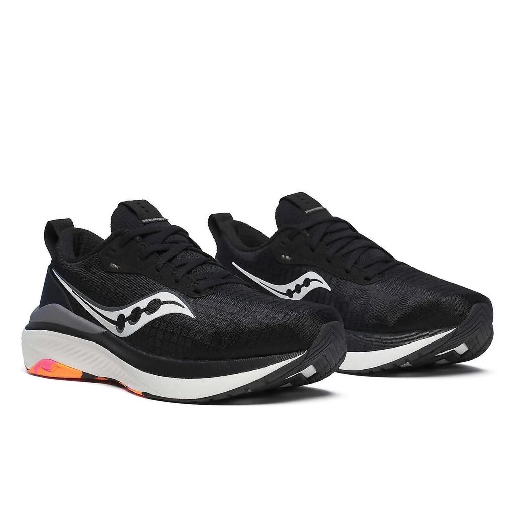 商品Saucony|Women's Freedom Crossport Running Shoes - B/medium Width In Black/vizi,价格¥951,第2张图片详细描述