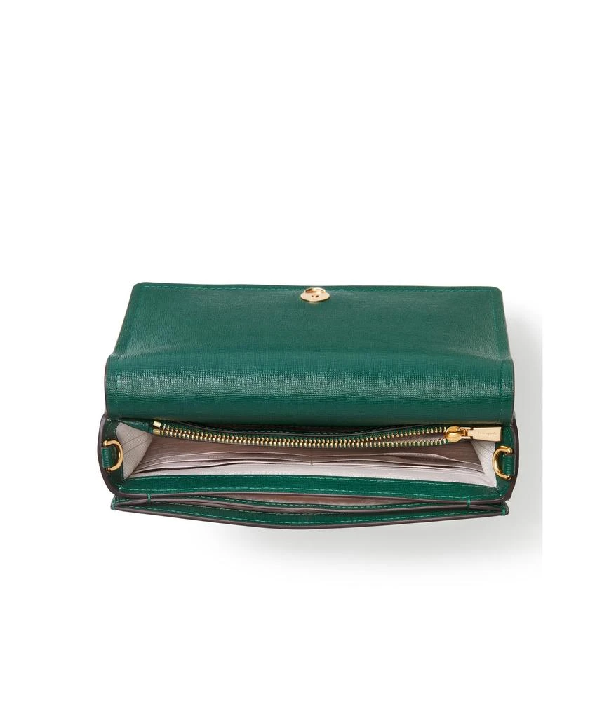 商品Kate Spade|Morgan Saffiano Leather Flap Chain Wallet,价格¥1181,第3张图片详细描述