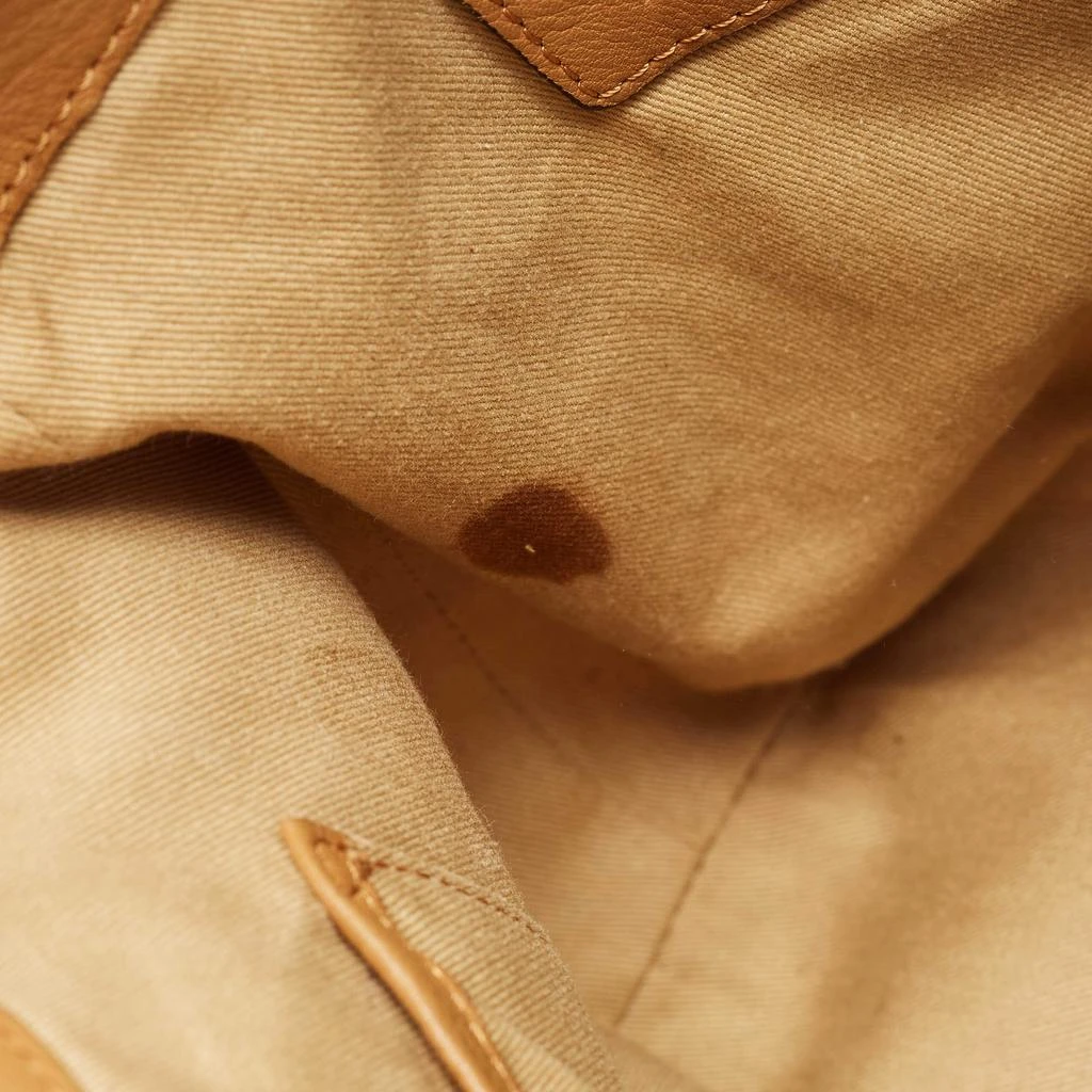MCM Cognac Visetos Coated Canvas and Leather Top Zip Tote 商品