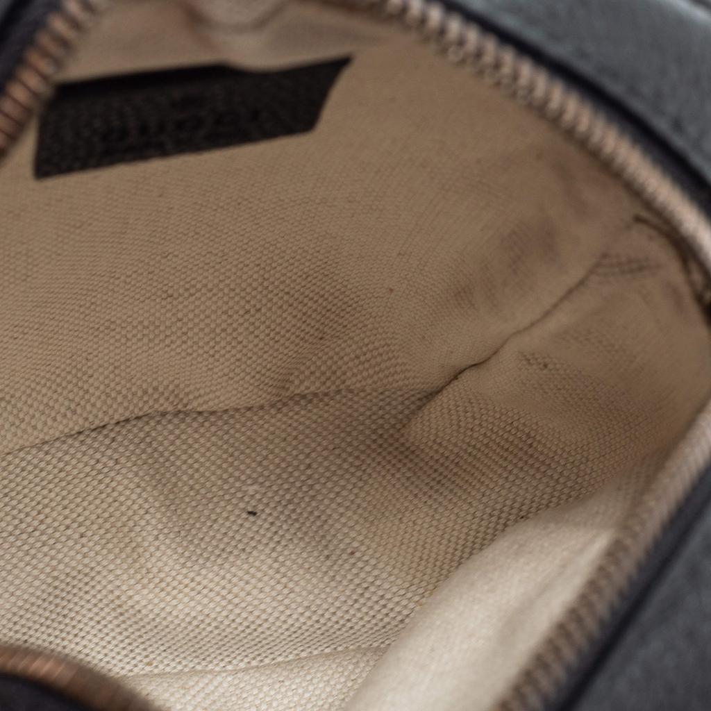 Gucci Black Leather Logo Print Messenger Bag商品第8张图片规格展示