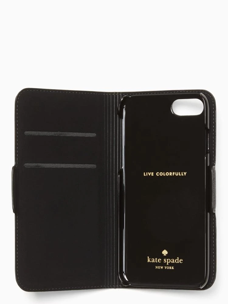 商品Kate Spade|antoine applique folio iphone 7/8 case,价格¥447,第3张图片详细描述