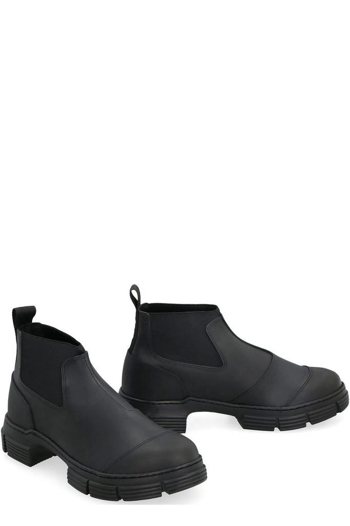 商品Ganni|Ganni Logo Printed Ankle Boots,价格¥981,第2张图片详细描述