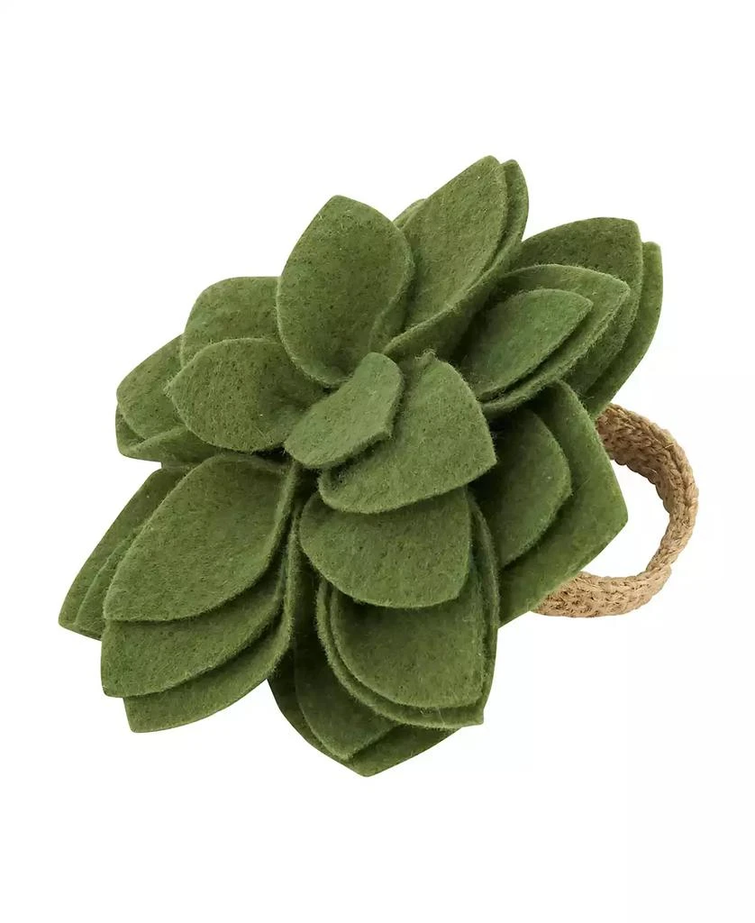 Felt Blossom Napkin Ring Set of 4,Set 商品