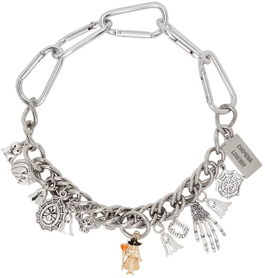 商品CHOPOVA LOWENA|SSENSE Exclusive Kids Silver Witch Necklace,价格¥664,第1张图片