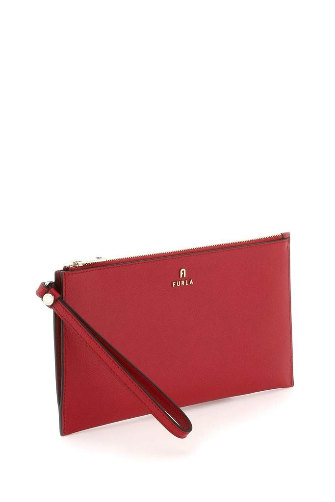 商品Furla|Furla Logo Plaque Zip-Up Clutch Bag,价格¥556,第3张图片详细描述