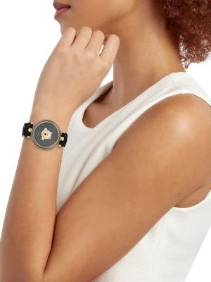 39MM Stainless Steel & Leather Strap Watch商品第2张图片规格展示