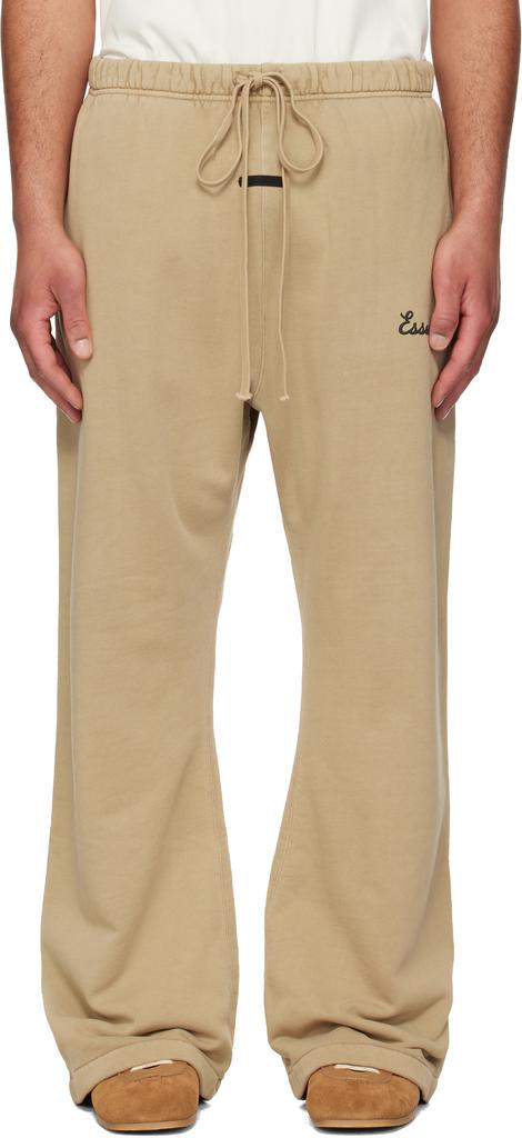 Beige Training Classic Flare Sweatpants image 2