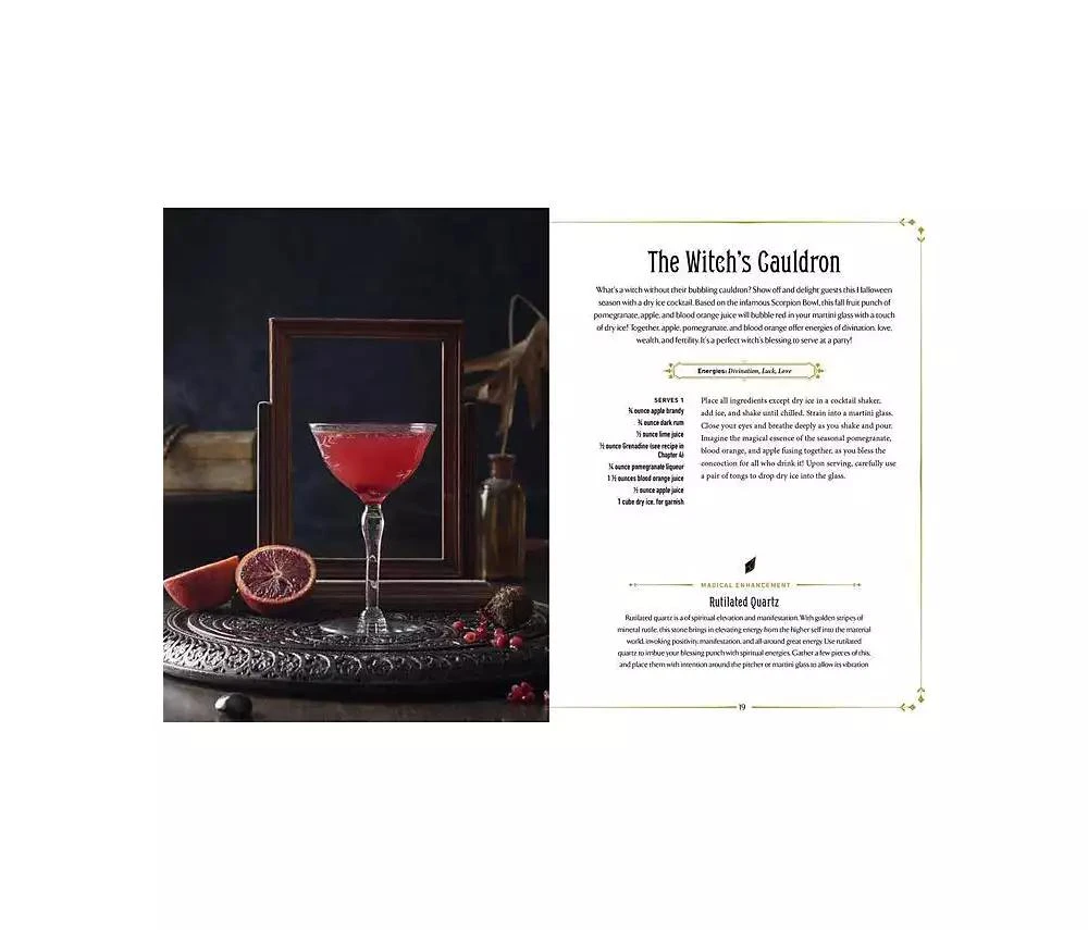 商品Barnes & Noble|WitchCraft Cocktails: 70 Seasonal Drinks Infused with Magic & Ritual by Julia Halina Hadas,价格¥126,第4张图片详细描述