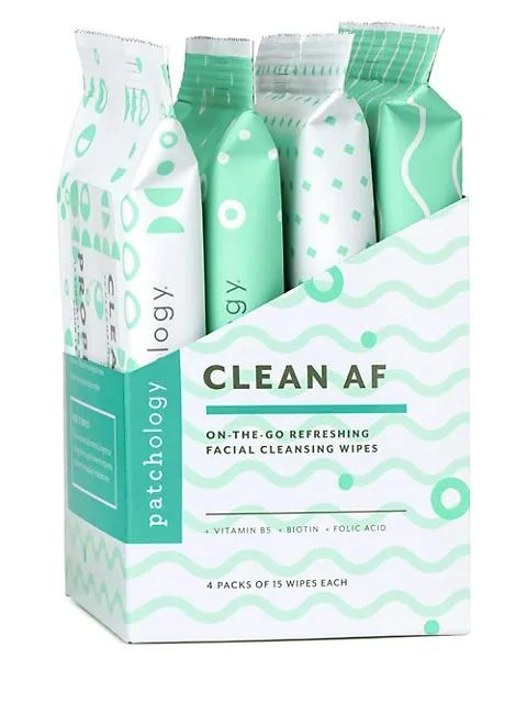 商品Patchology|Clean AF Facial Cleansing Wipes 60 Count,价格¥150,第4张图片详细描述