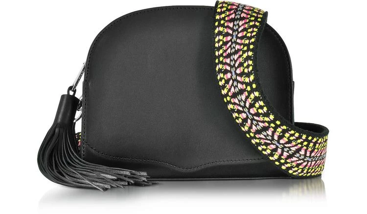 商品Rebecca Minkoff|Rebecca Minkoff 黑色皮革 Sunday Moon 斜挎包,价格¥1201,第1张图片