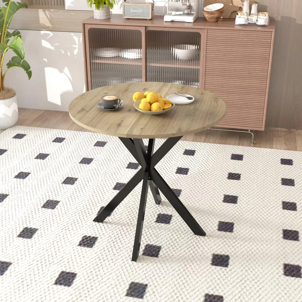 商品Streamdale Furniture|Streamdale 31.5 Inch Round Dining Table,价格¥1005,第5张图片详细描述