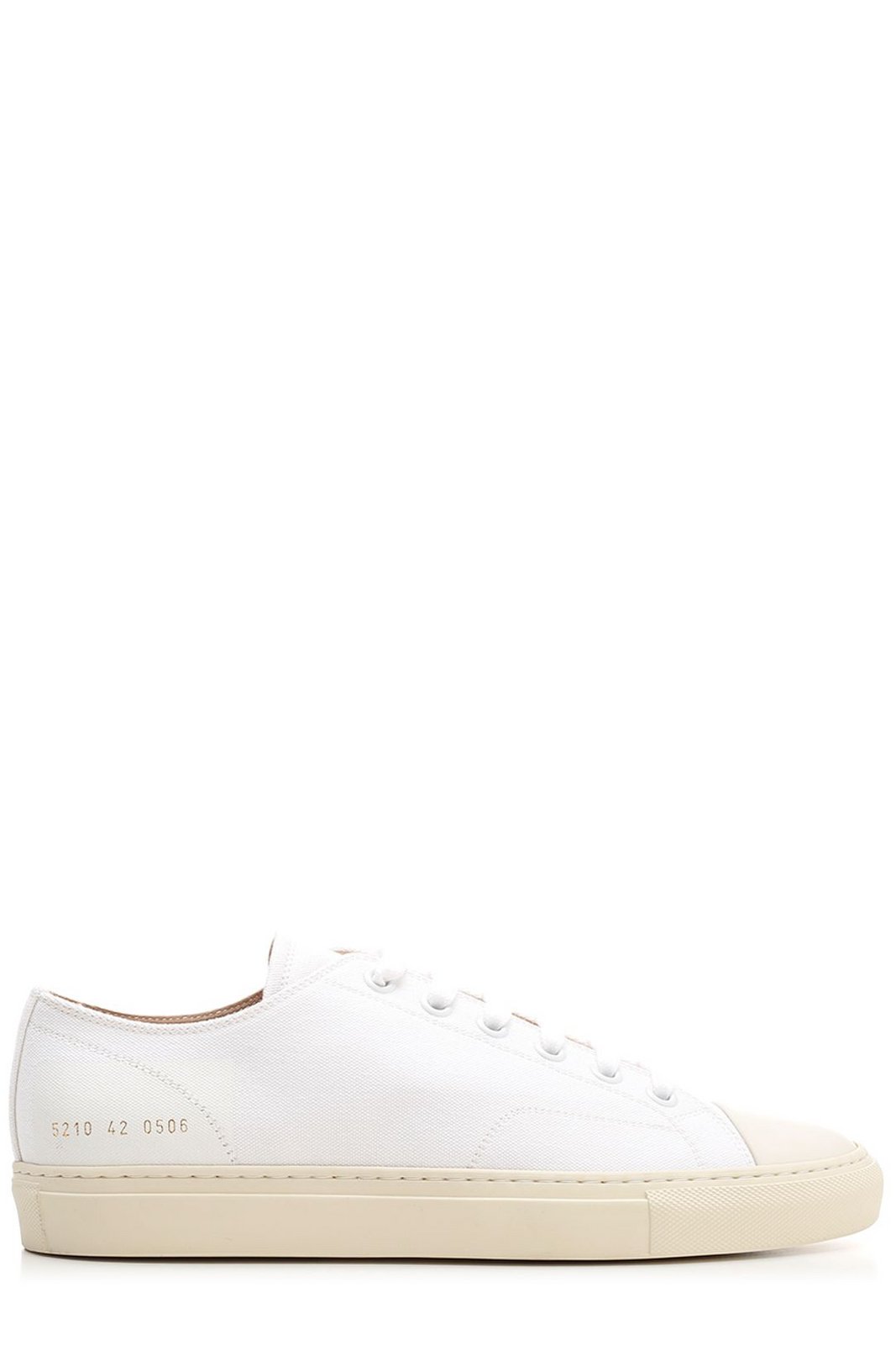 COMMON PROJECTS 男士白色皮革休闲运动鞋 5210-0506商品第1张图片规格展示