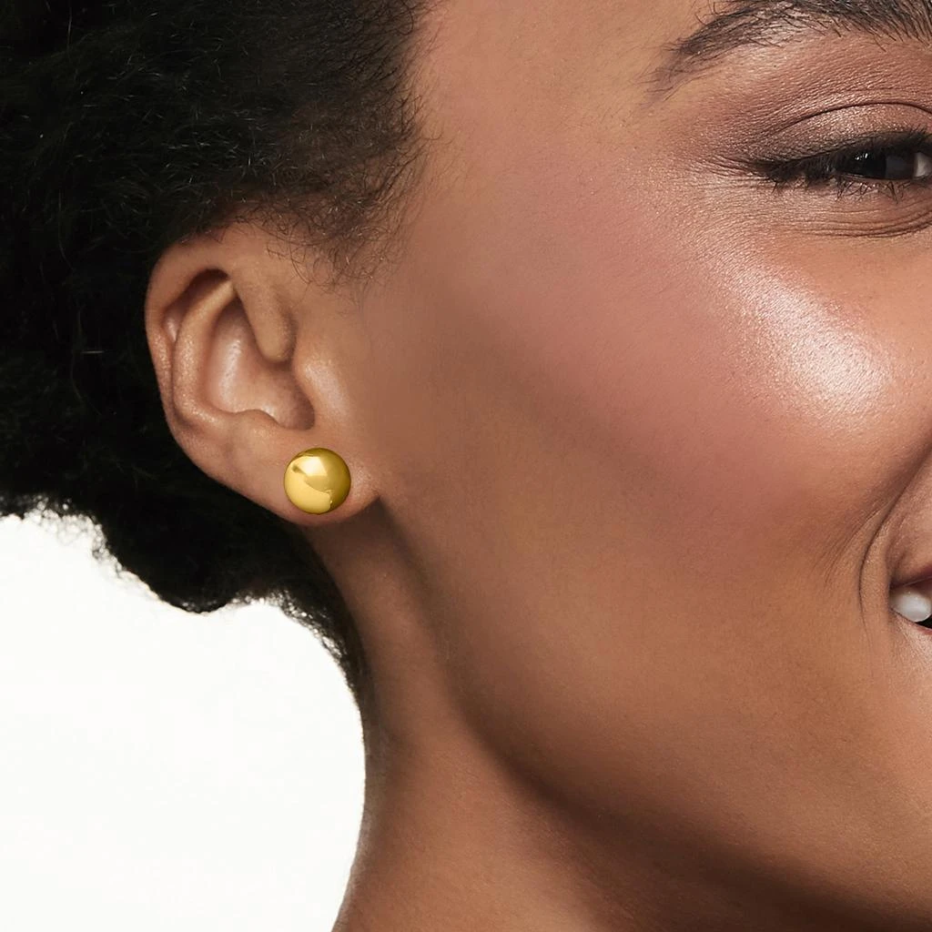 商品Ross-Simons|10mm 14kt Yellow Gold Ball Stud Earrings,价格¥1573,第2张图片详细描述
