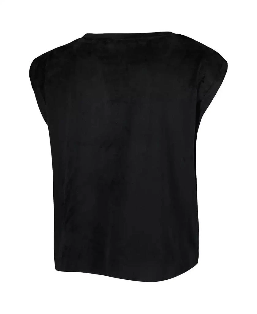 商品Concepts Sport|Women's Black Chicago Bulls Intermission T-shirt and Shorts Sleep Set,价格¥449,第3张图片详细描述