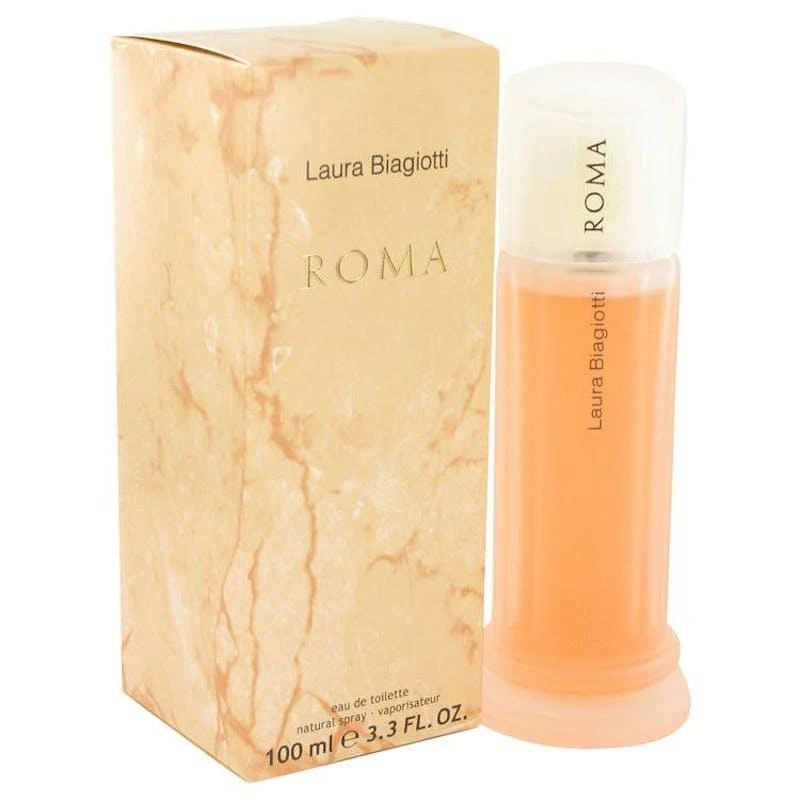 商品Laura Biagiotti|Roma by Laura Biagiotti Eau De Toilette Spray for Women 3.4 OZ,价格¥514,第1张图片