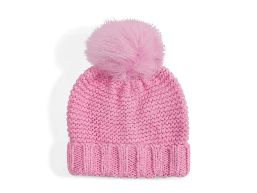 商品UGG|Knit Hat with Faux Fur Pom and Knit Mittens Set (Toddler/Little Kids),价格¥711,第2张图片详细描述
