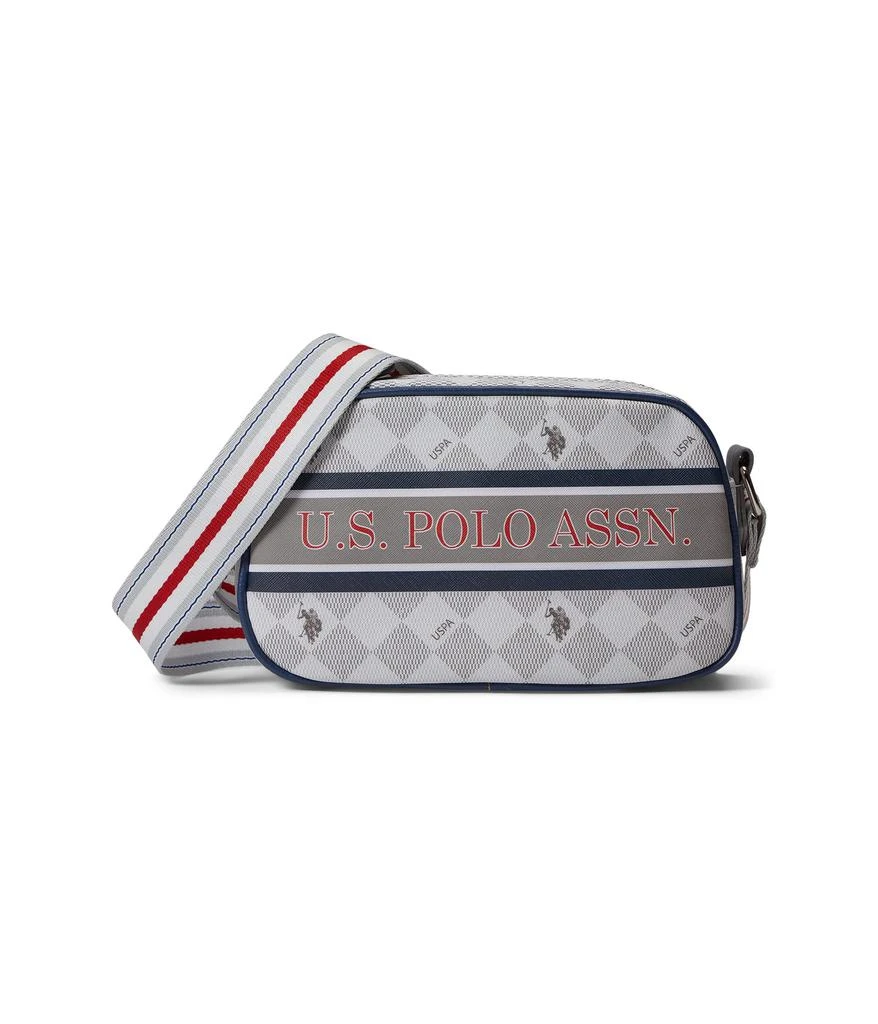 商品U.S. POLO ASSN.|Diamond Stripe Crossbody,价格¥211,第1张图片