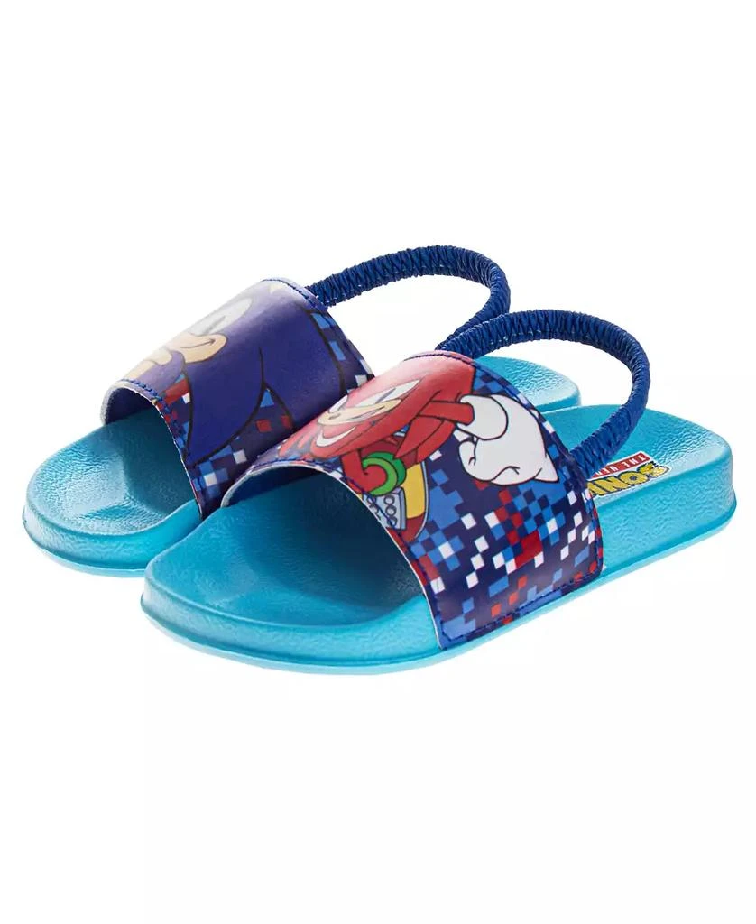 商品Sonic The Hedgehog|Toddler Boys Dual Sizes Slides,价格¥184,第3张图片详细描述