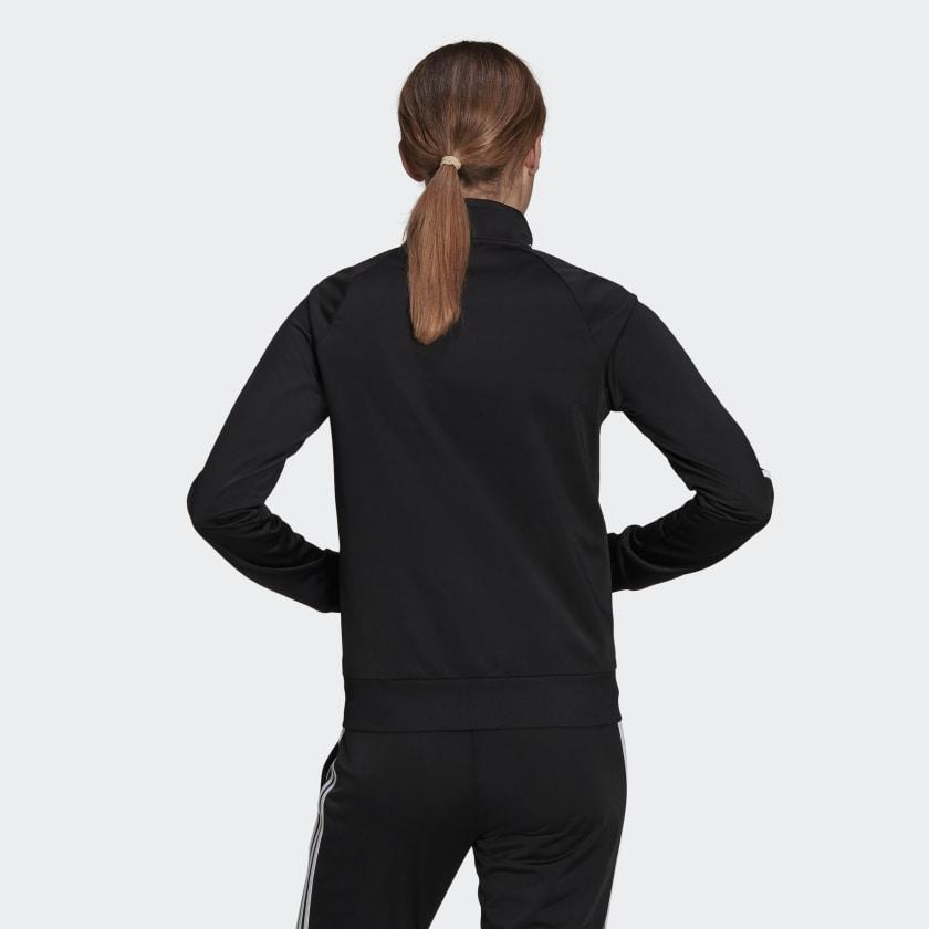 商品Adidas|Women's adidas Primegreen Essentials Warm-Up Slim 3-Stripes Track Jacket,价格¥237,第5张图片详细描述