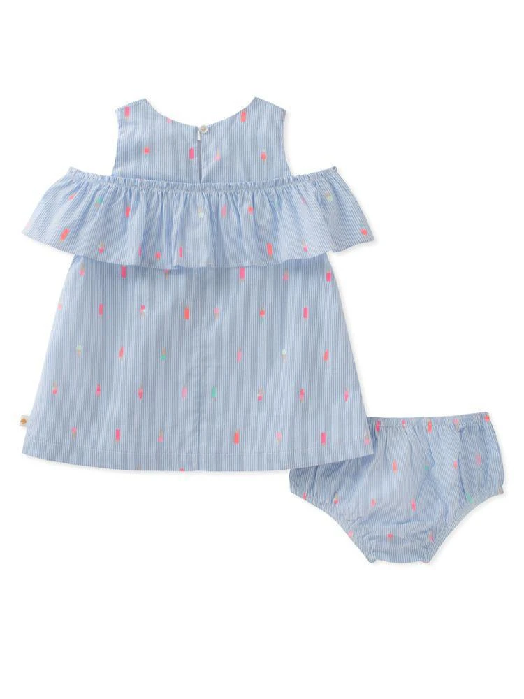 商品Kate Spade|Baby Girl's Two-Piece Mini Ice Pop Cotton Dress and Bloomers Set,价格¥363,第3张图片详细描述