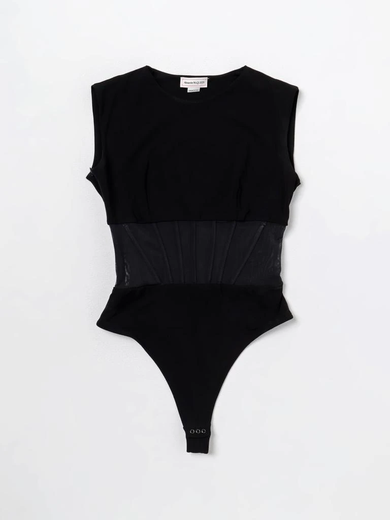 商品Alexander McQueen|Alexander McQueen bodysuit in jersey,价格¥4992,第2张图片详细描述