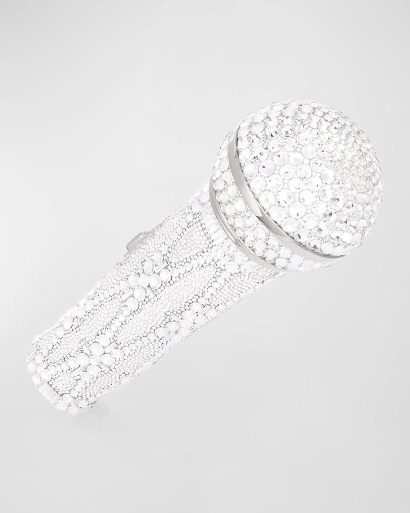 商品Judith Leiber|Microphone Crystal Clutch Bag with Chain Strap,价格¥38663,第1张图片