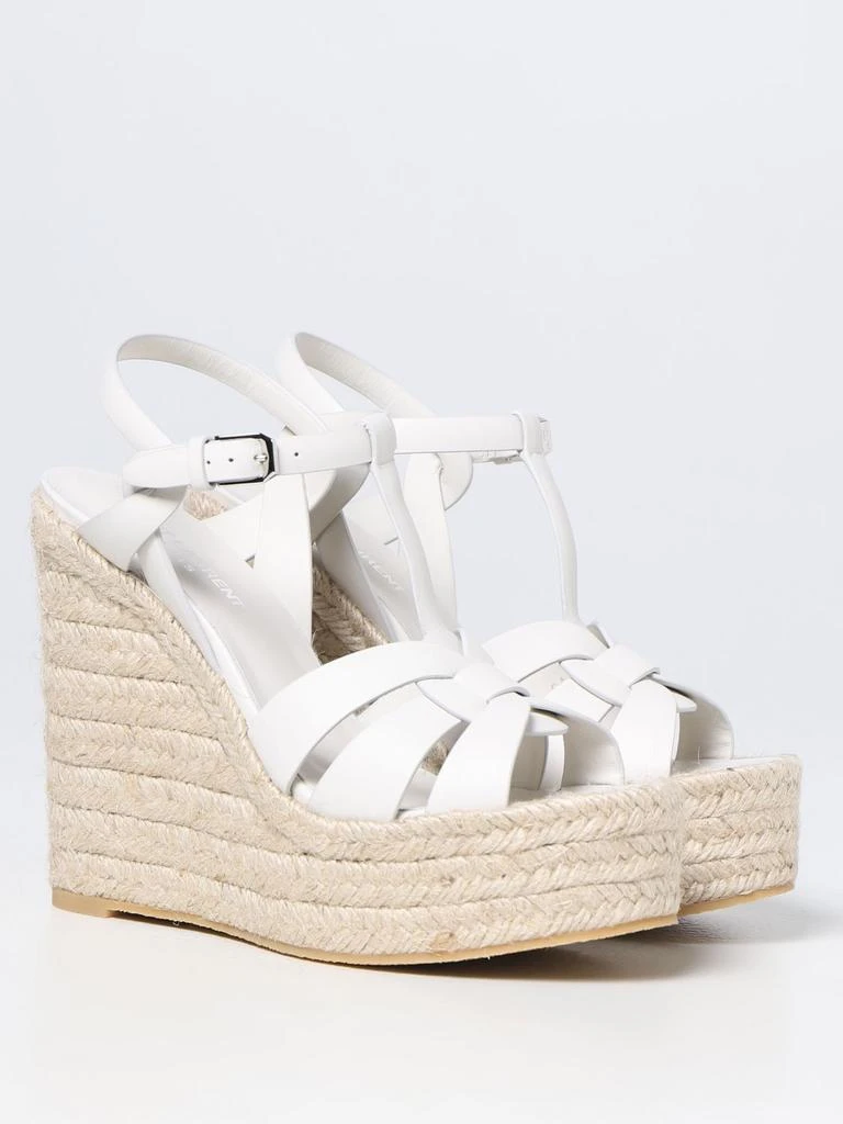 商品Yves Saint Laurent|Saint Laurent wedge leather espadrilles,价格¥6404,第2张图片详细描述