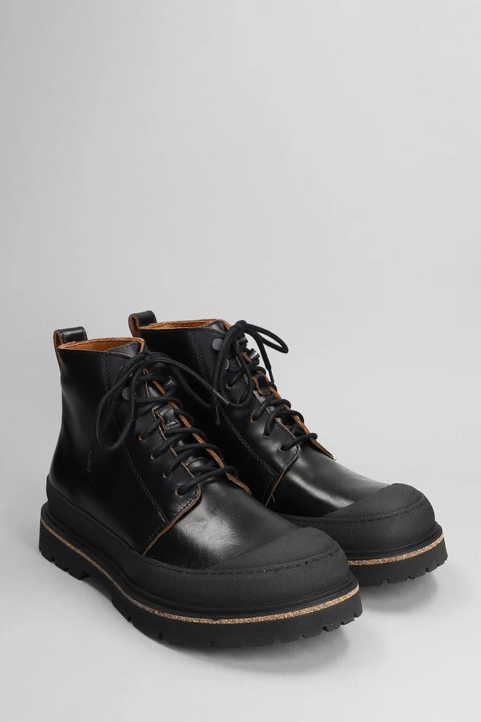 商品Birkenstock|Prescott Combat Boots In Dark Brown Leather,价格¥1929,第2张图片详细描述