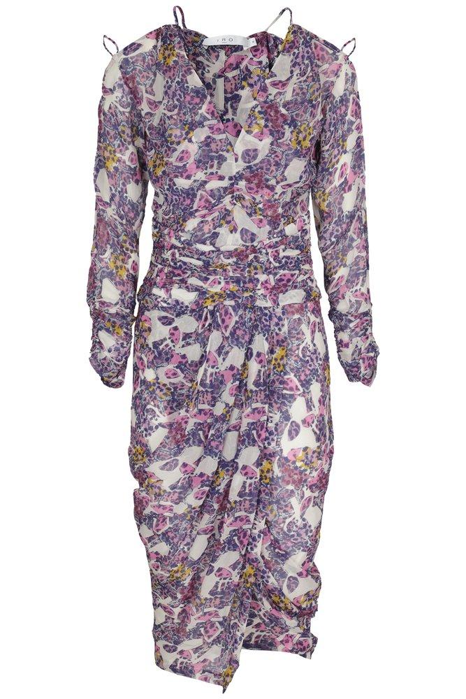 Iro Jovin Pattern Long-Sleeved Dress商品第1张图片规格展示