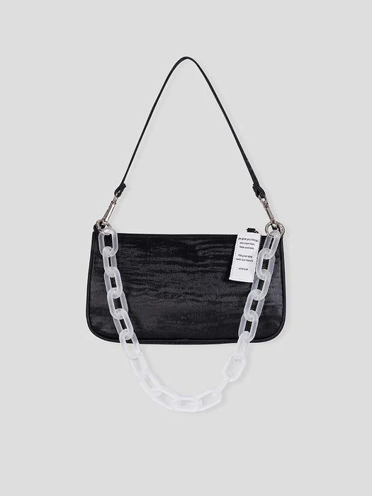 商品NIEEH|Envelope Wave Bag - Black,价格¥1110,第2张图片详细描述