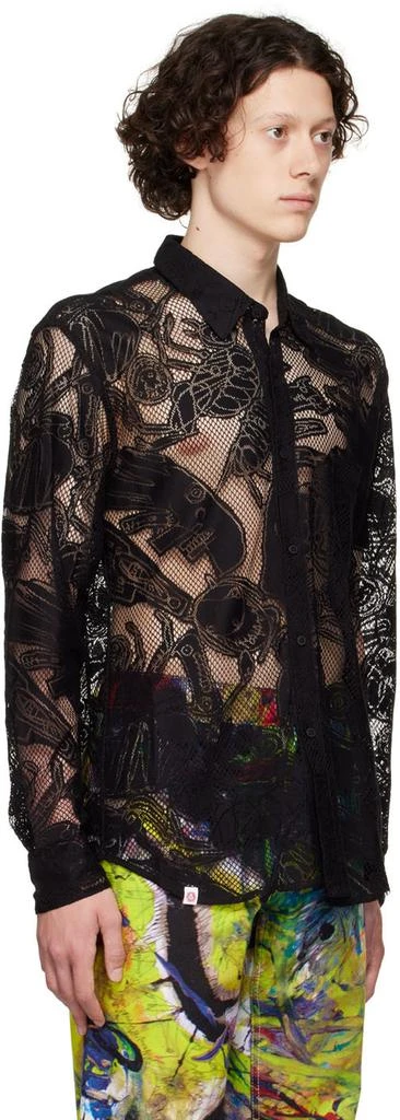 商品Charles Jeffrey Loverboy|Black Cotton Shirt,价格¥1730,第2张图片详细描述