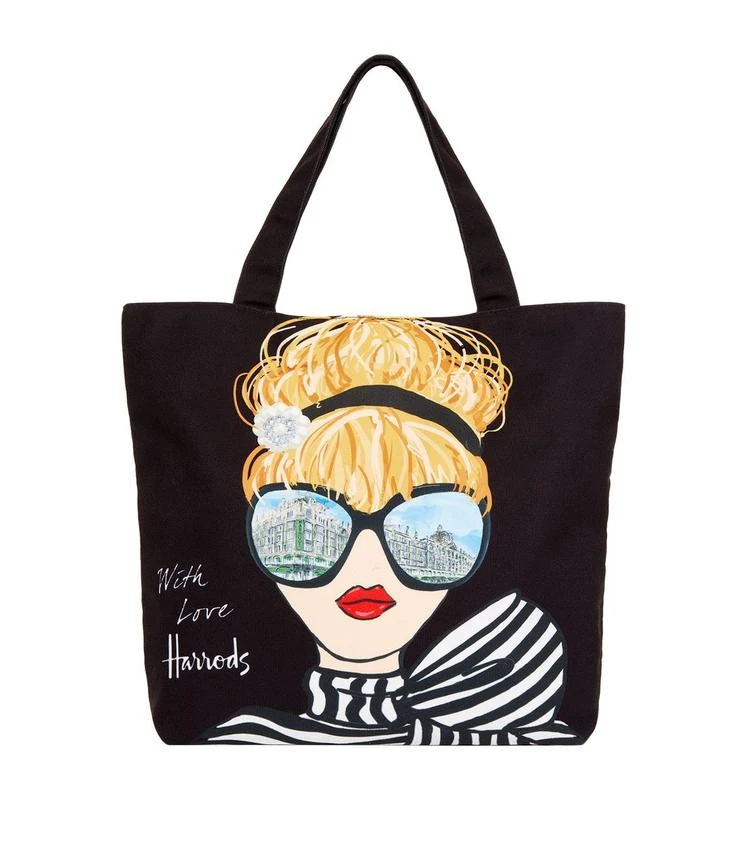 商品Harrods|Glamourous Girls Canvas Bag,价格¥218,第1张图片